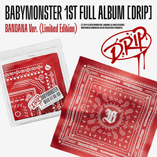 BABYMONSTER - DRIP [1st FULL Album] (BANDANA ver.) (LIMITED EDITION)