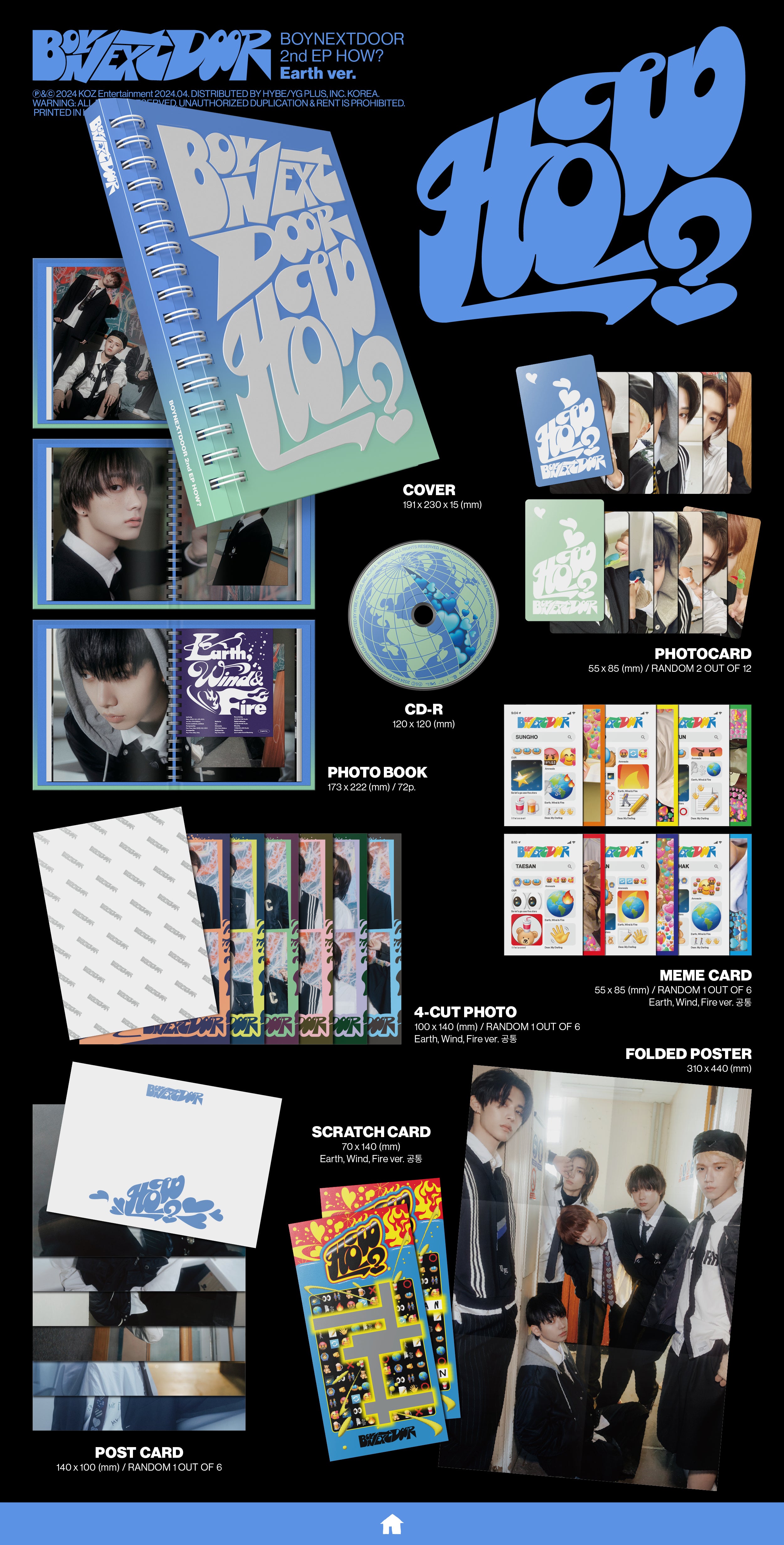 BOYNEXTDOOR - HOW? [2nd EP] – Kpop Kraze