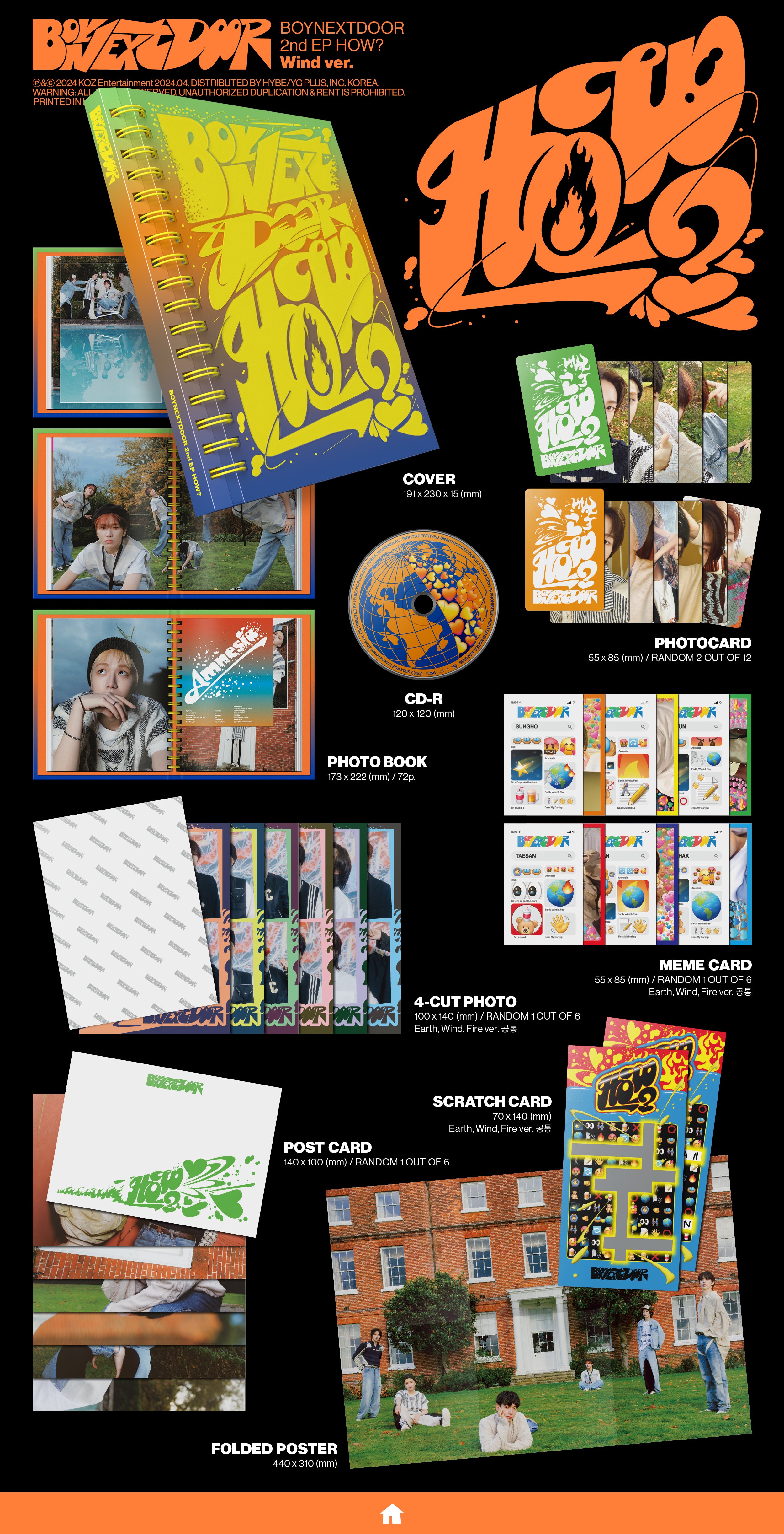 BOYNEXTDOOR - HOW? [2nd EP] – Kpop Kraze