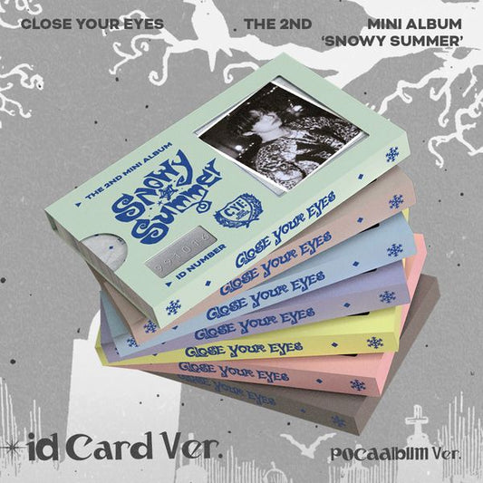 CLOSE YOUR EYES - SNOWY SUMMER [2nd Mini Album] (ID CARD ver.)